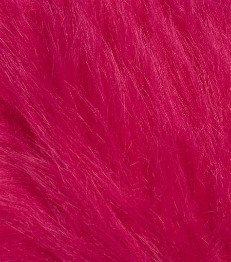 Magenta Fur Fabric 